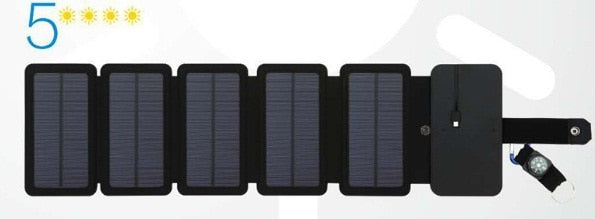 SunPower 20W folding Solar Panels Cells Charger with USB output fast charging Devices Portable for Smartphones