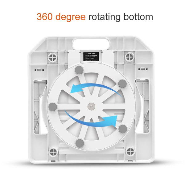 Height Adjustment Laptop Stand /360 Degree Rotating Bottom Computer Stand Riser Cooling Pad